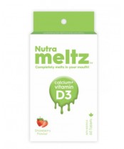 Nutrameltz Calcium + Vitamin D3 - Strawberry Flavour